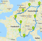 Route Fronkreisch